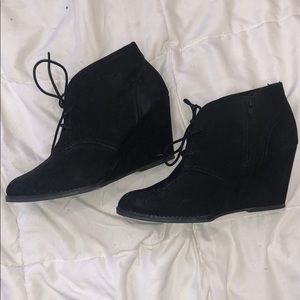Black Wedges Size 9